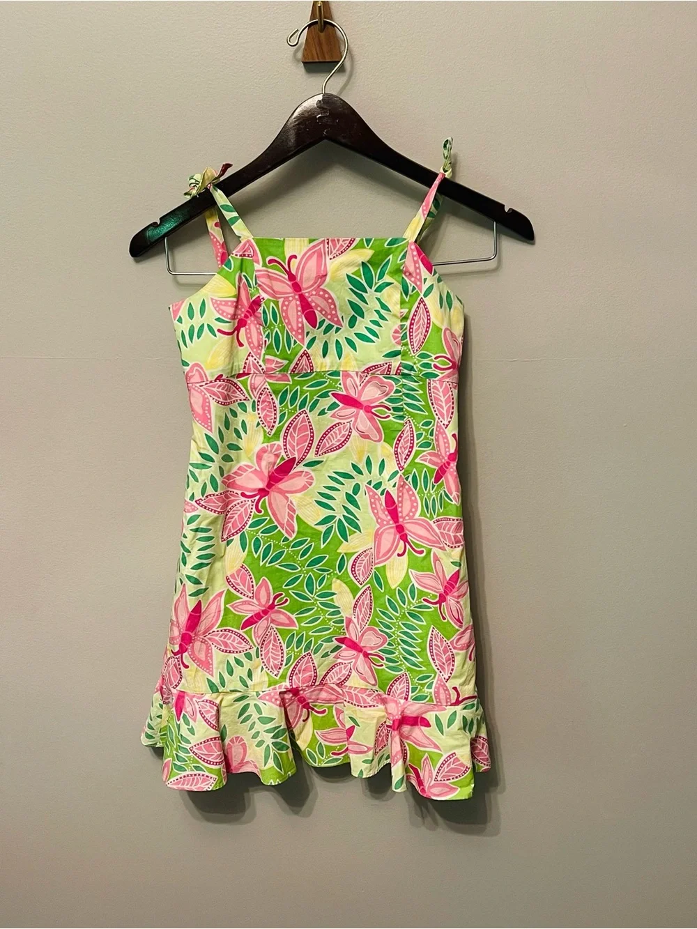 Lilly Pulitzer Girls Dress Vintage Summer Fling Print Size 8